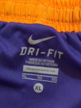 Nike Orange Athletic Shorts Lightweight Performance